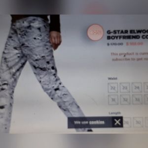 G-STAR Raw Elwood boyfriend mid jeans W30 L32